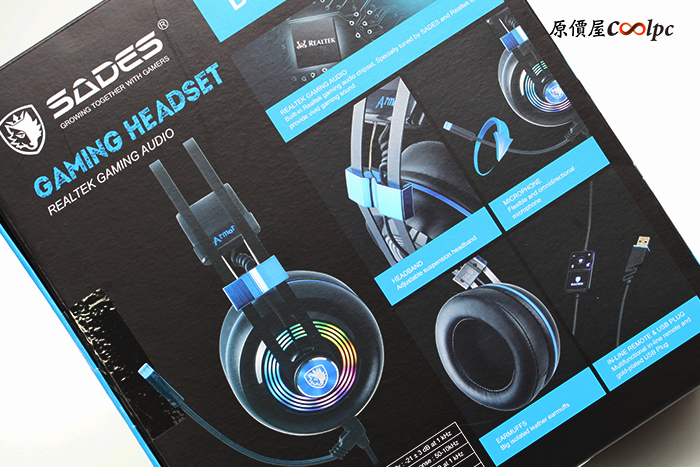 開箱】賽德斯ARGB炫光狼盾聲猛登場！SADES ARMOR GAMING 7.1 HEADSET