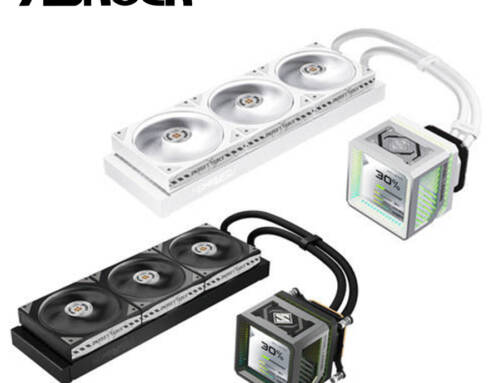 ASRock Steel Legend Dark 360 LCD (黑/白) 水冷散熱器/3.4吋液晶